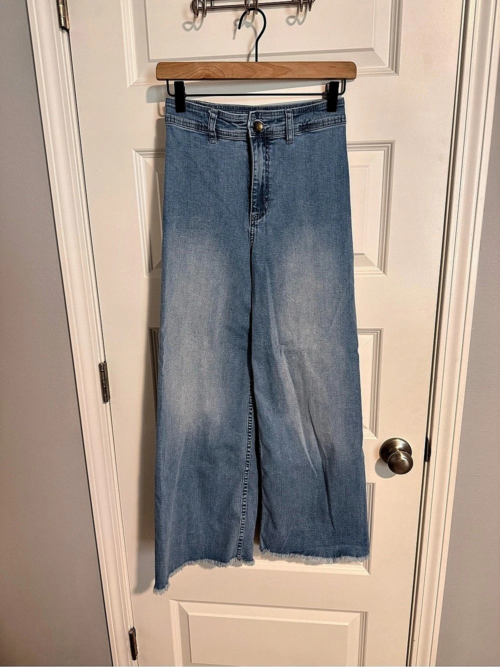 Billabong Free Fall Wide Leg Denim Pant Blue Waist 25